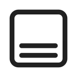 Textbox Align Bottom SVG Icon